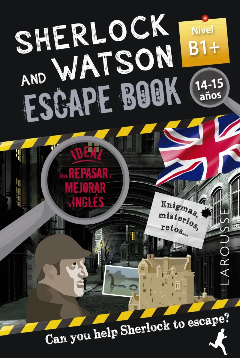 SHERLOCK & WATSON. ESCAPE BOOK PARA REPASAR INGLÉS. 14-15 AÑOS B1+