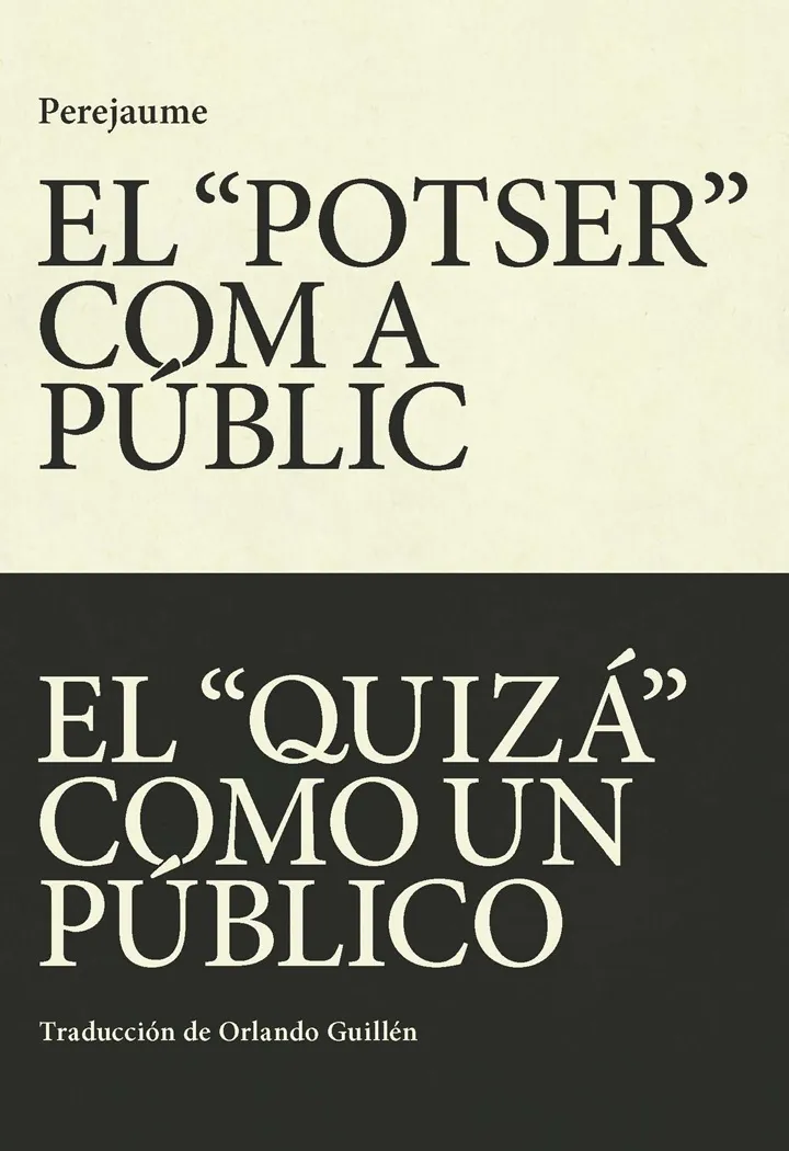POTSER COM A PUBLIC / QUIZAS COMO PUBLICO