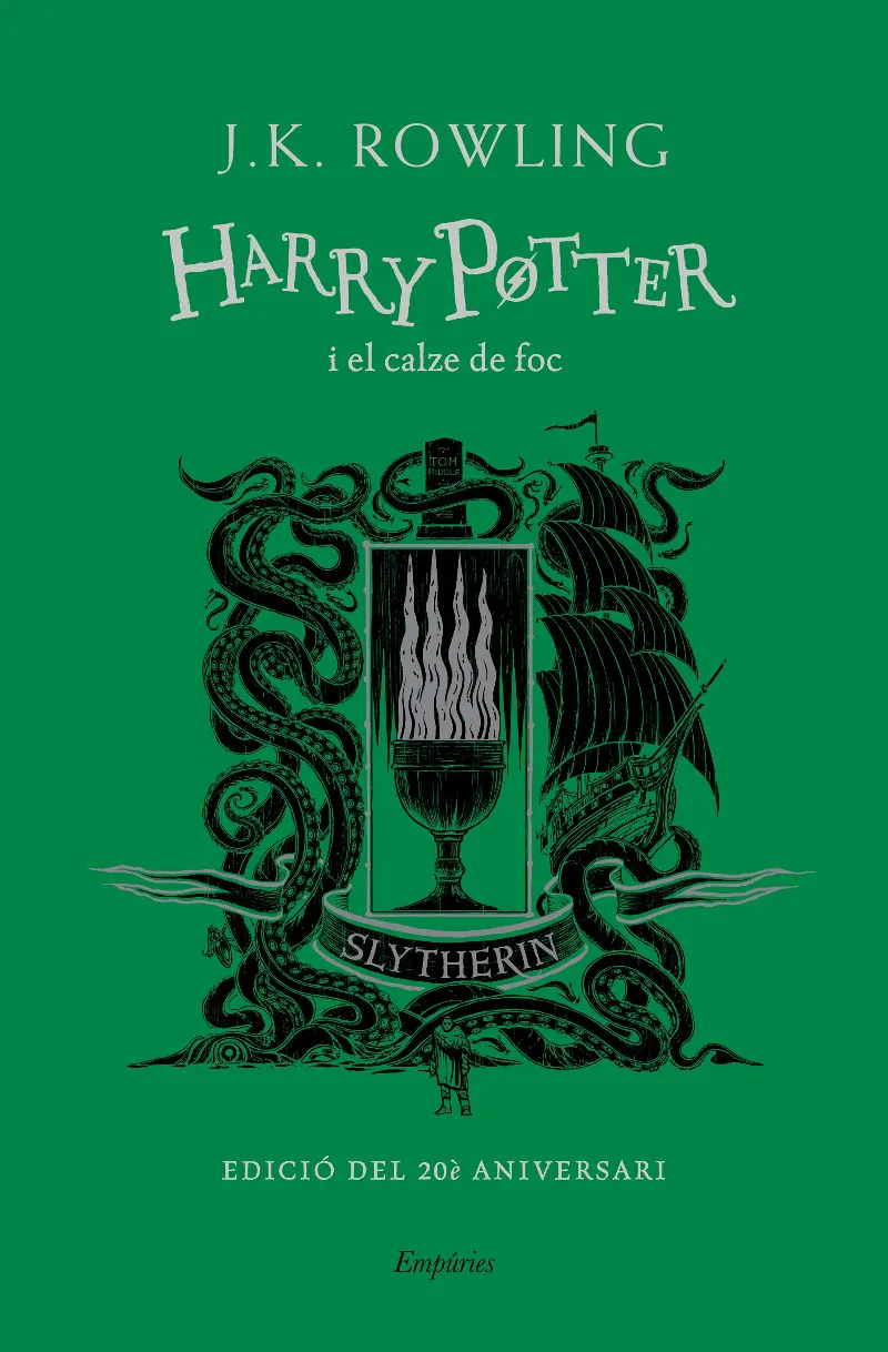 HARRY POTTER I EL CALZE DE FOC -SLYTHERIN- VERD