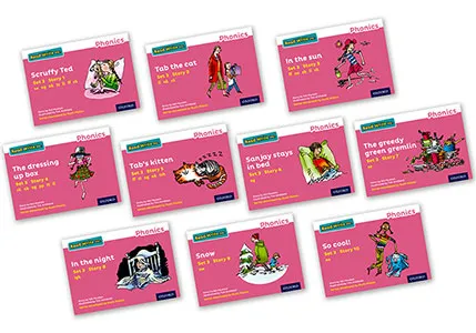 READ WRITE INC. PHONICS: PINK SET 3 STORYBOOKS MIXED PACK OF 10