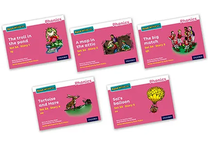 RWI-PH SET 3A PINK STRY BK - COL PK OF 5