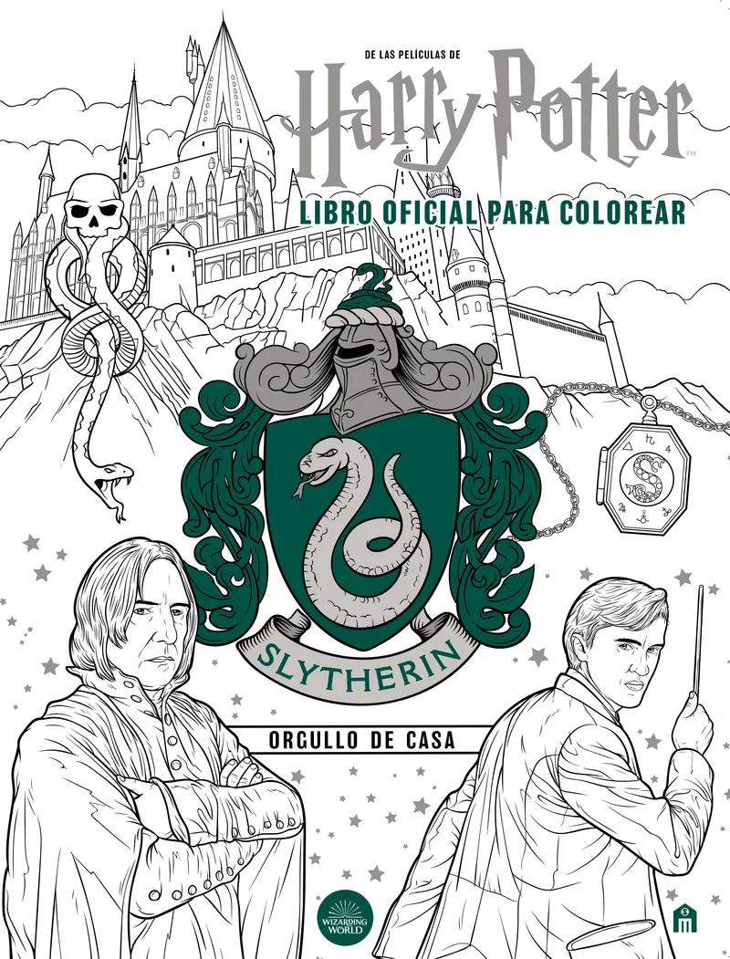 HARRY POTTER - SLYTERIN - LIBRO OFICIAL PARA COLOREAR-