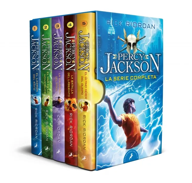 PERCY JACKSON -PACK SERIE COMPLETA- -BOLSILLO-