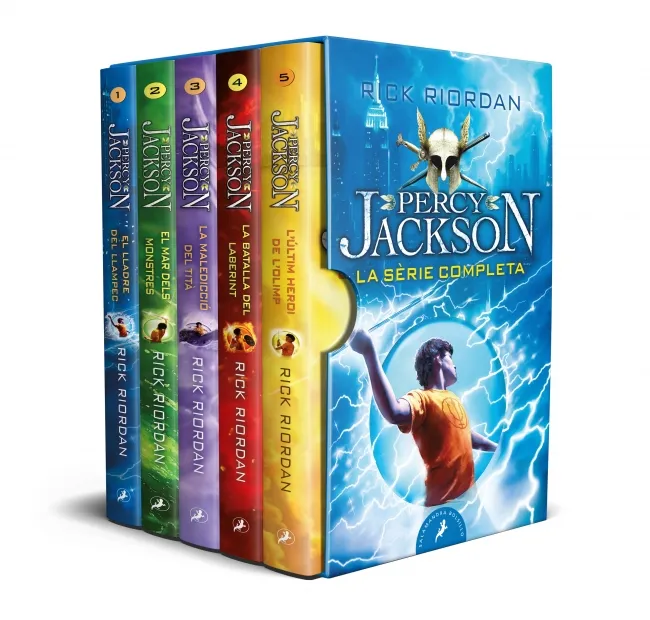 PERCY JACKSON -PACK SERIE COMPLETA- -BUTXACA-