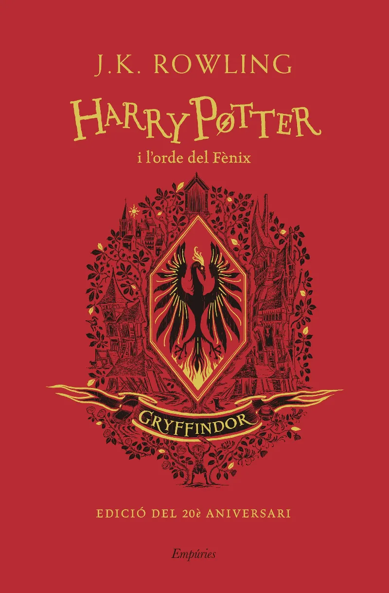 HARRY POTTER I L'ORDRE DEL FENIX - GRYFFINDOR - VERMELL