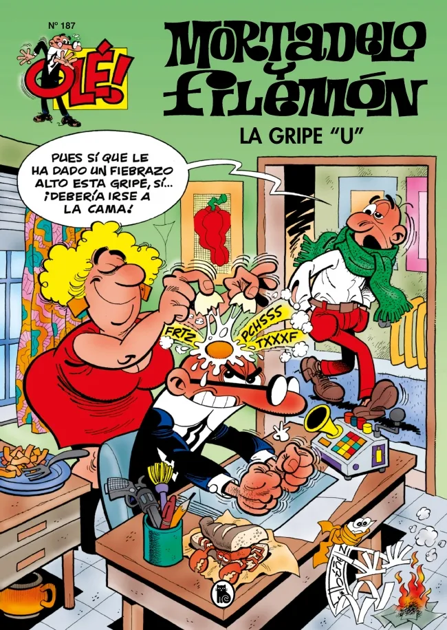 OLE MORTADELO VOL 187: LA GRIPE U -ED.2023-