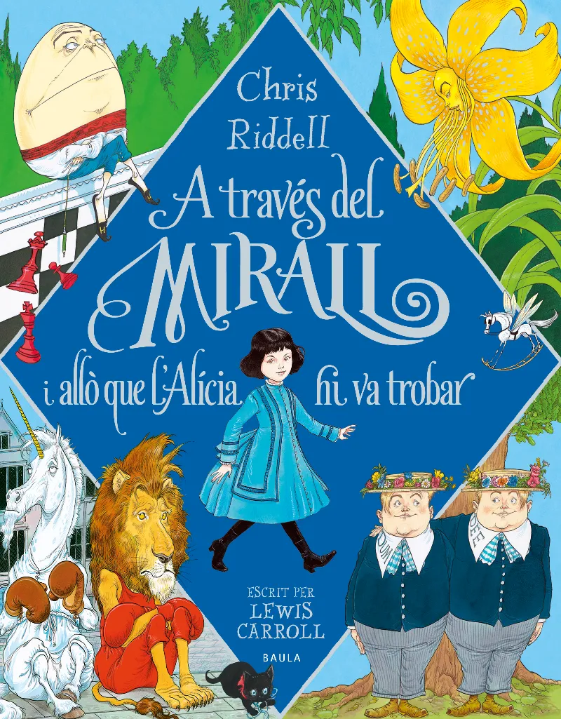A TRAVES DEL MIRALL I ALLO QUE L'ALICIA HI VA TROBAR