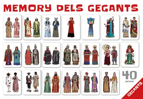 MEMORY DELS GEGANTS -JOC DE MEMORIA-
