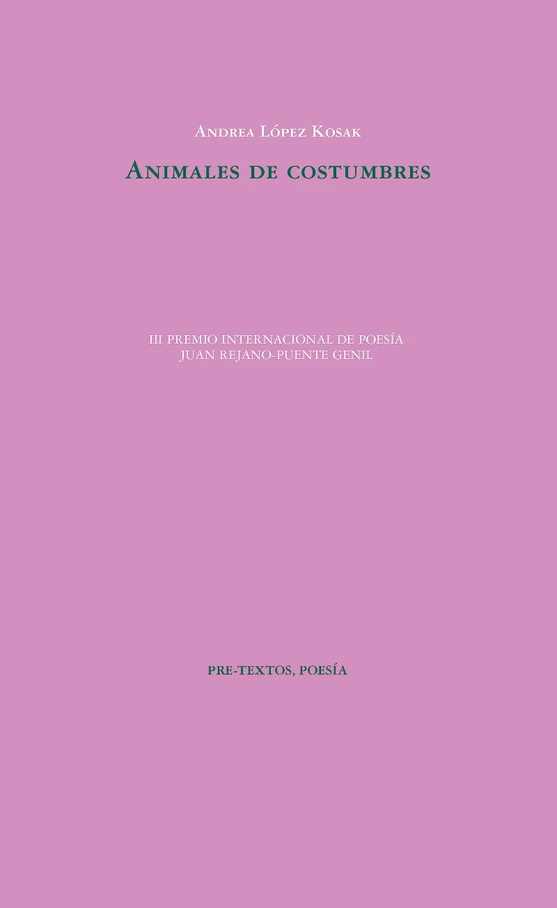 ANIMALES DE COSTUMBRES