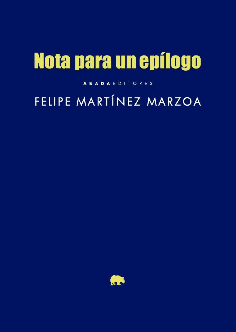 NOTA PARA UN EPILOGO
