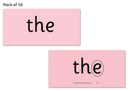 READ WRITE INC.PHONICS RED WORD CARDS PACK (PACK 10)