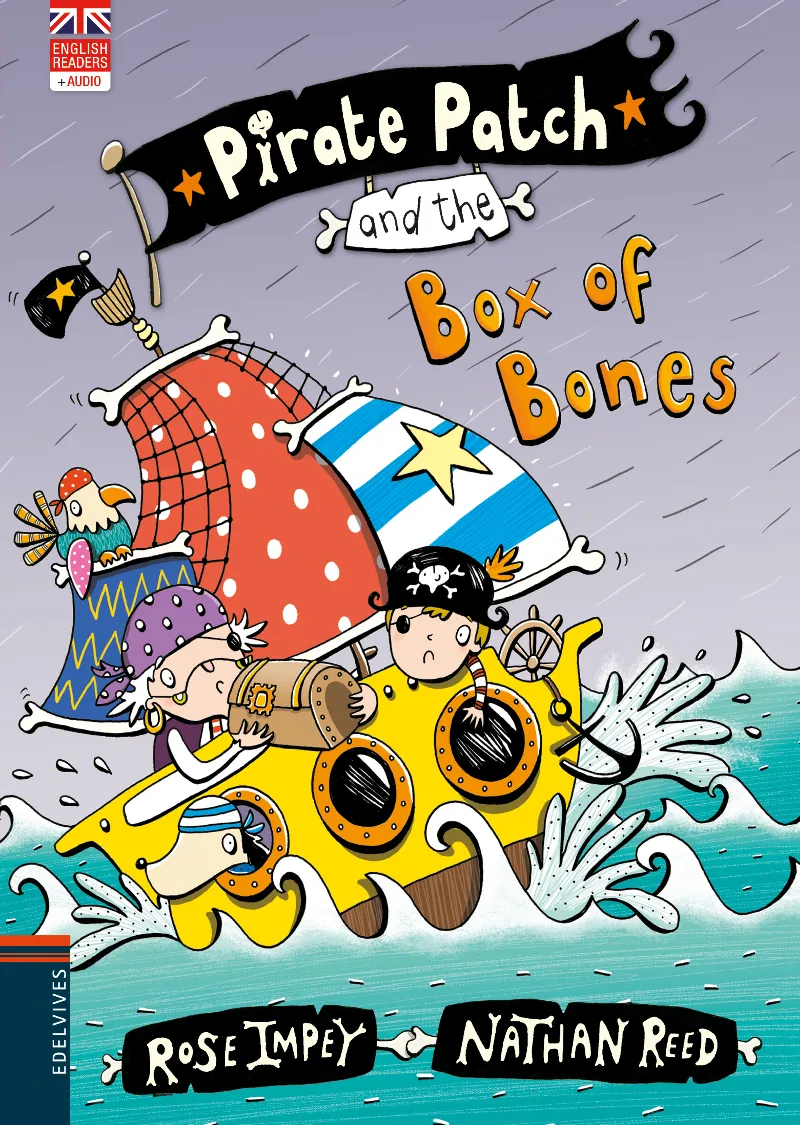 PIRATE PATCH AND THE BOX OF BONES (LETRA LIGADA) + QR - NUEVA CUBIERTA CON CÓDIGO QR- DISPONIBLE CUANDO SE AGOTE STOCK DEL MISMO TITULO -4