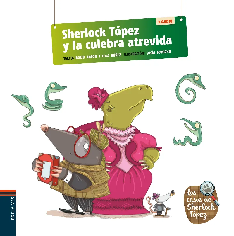 SHERLOCK TÓPEZ Y LA CULEBRA ATREVIDA + QR - NUEVA CUBIERTA CON CÓDIGO QR- DISPONIBLE CUANDO SE AGOTE STOCK DEL MISMO TITULO PERO CON CD-2