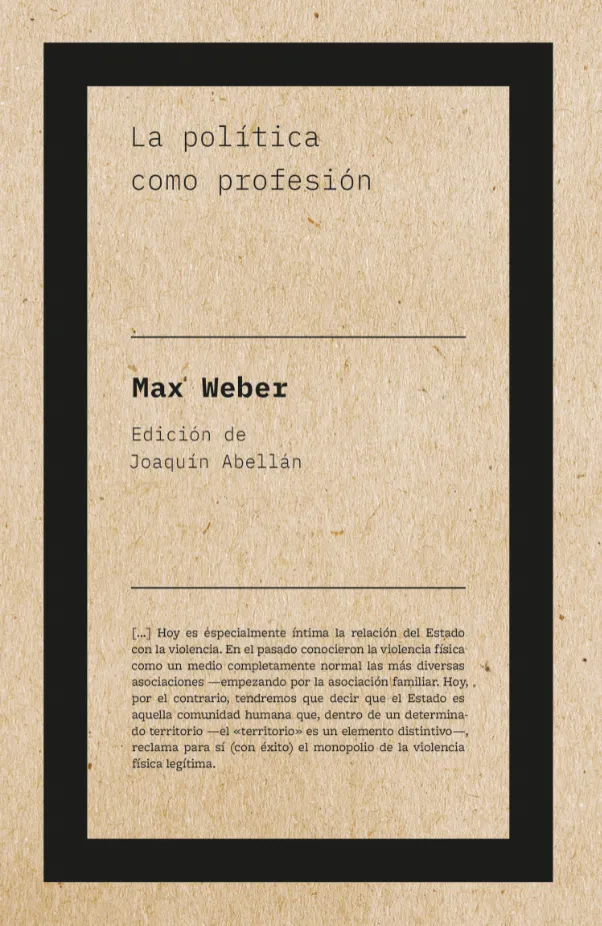 POLITICA COMO PROFESION, LA