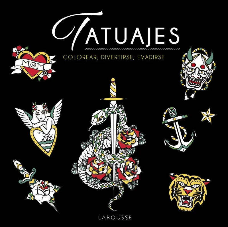 COLOREAR DIVERTIRSE EVADIRSE: TATUAJES