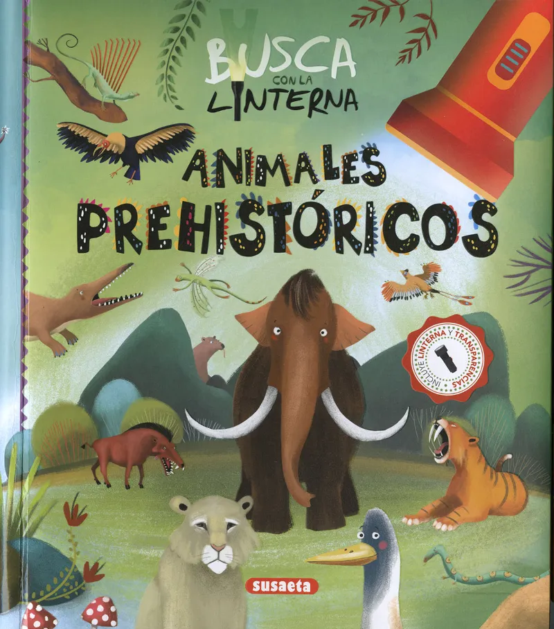 BUSCA CON LINTERNA: ANIMALES PREHISTORICOS