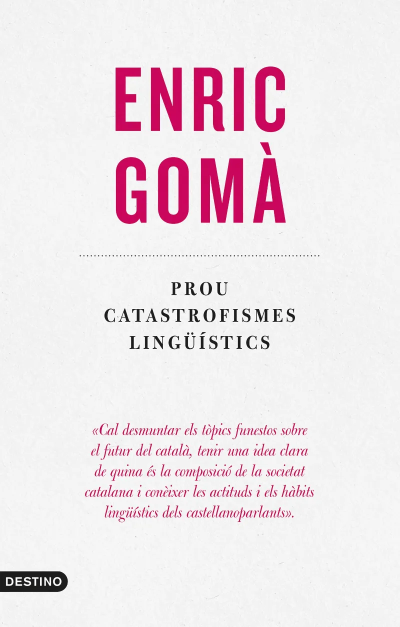 PROU CATASTROFISMES LINGUISTICS