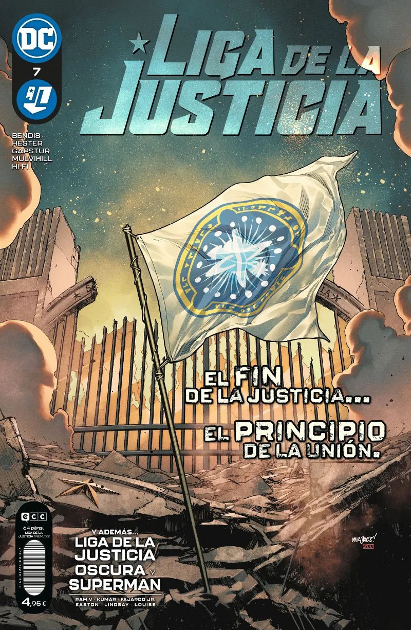 LIGA DE LA JUSTICIA NUDC VOL 122: FRONTERA 007