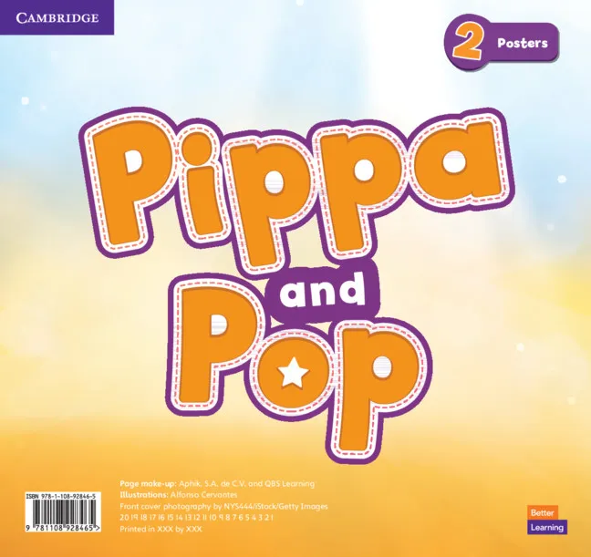 PIPPA AND POP LEVEL 2 POSTERS BRITISH ENGLISH