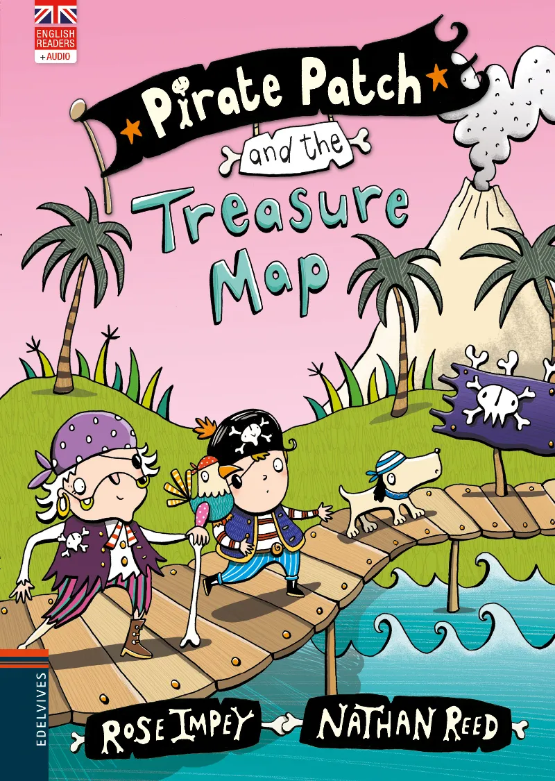 PIRATE PATCH AND THE TREASURE MAP (LETRA IMPRENTA) + QR - NUEVA CUBIERTA CON CÓDIGO QR- DISPONIBLE -5