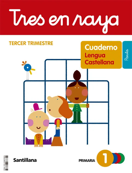 CUAD TRES EN RAYA PAUTA CAST ED22-1-3PRI