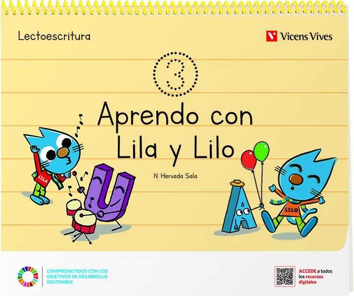 APRENDO CON LILA Y LILO CUADERNO 3