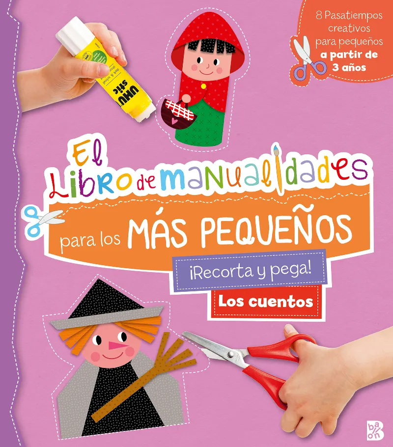 EL LIBRO DE MANUALIDADES PARA LOS MAS PEQUEÑOS -RECORTA Y PEGA -