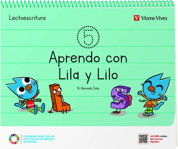 APRENDO CON LILA Y LILO CUADERNO 5