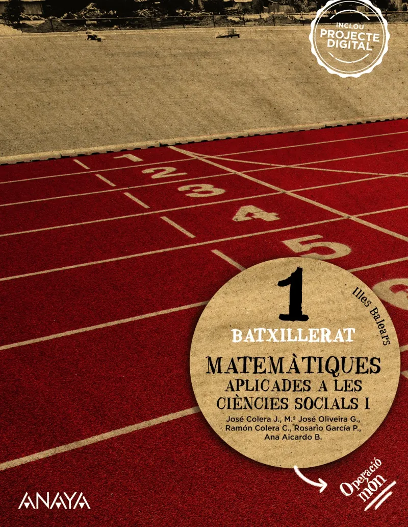 MATEMÀTIQUES APLICADES A LES CIÈNCIES SOCIALS I.