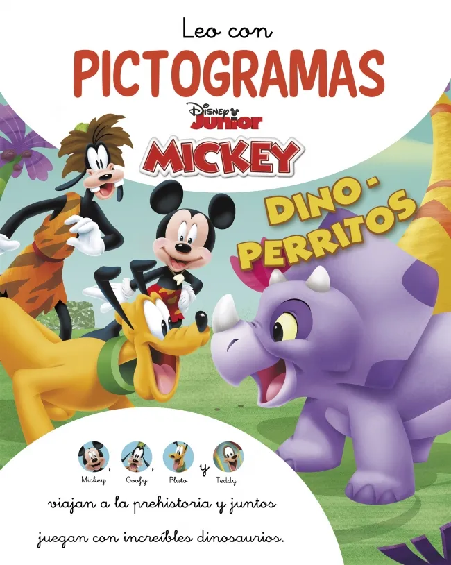 DINO -PERRITOS - MICKEY LEO CON PICTOGRAMAS-
