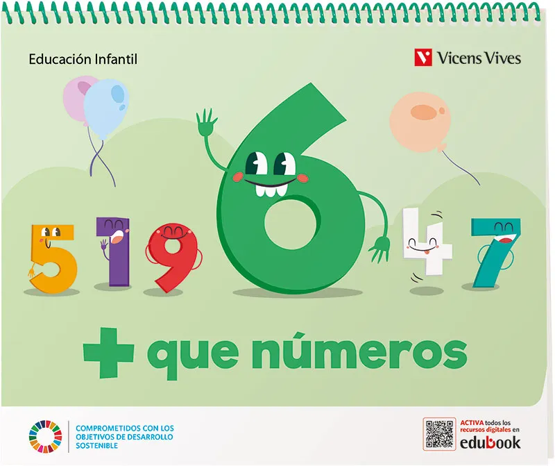 + QUE NUMEROS CUADERNO 6