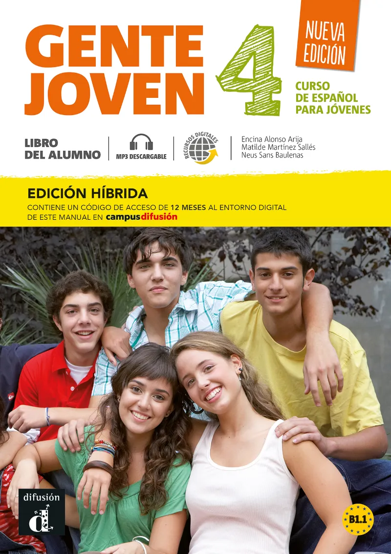 GENTE JOVEN NE 4 ED HIBRIDA LIBRO DEL ALUMNO