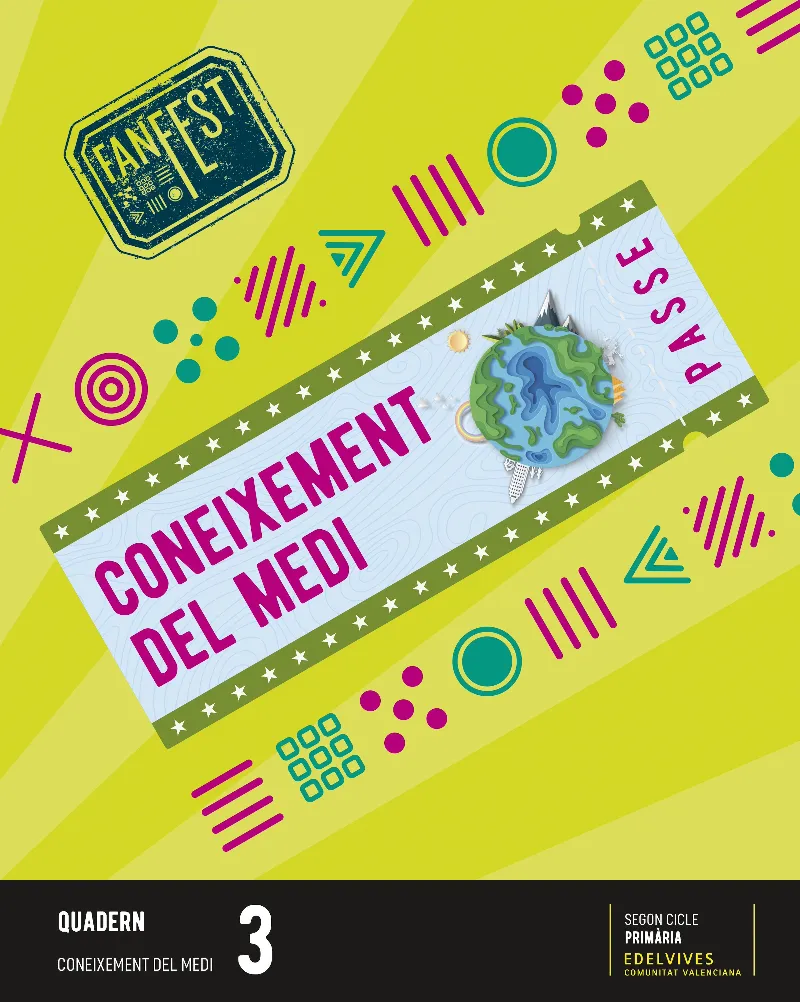 CONEIXEMENT DEL MEDI 3R PRIMARIA, QUADERN (CV)