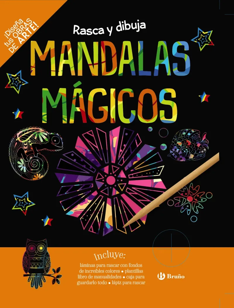 RASCA Y DIBUJA: MANDALAS MAGICOS