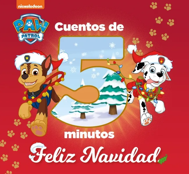 PAW PATROL CUENTOS DE 5 MINUTOS - FELIZ NAVIDAD-