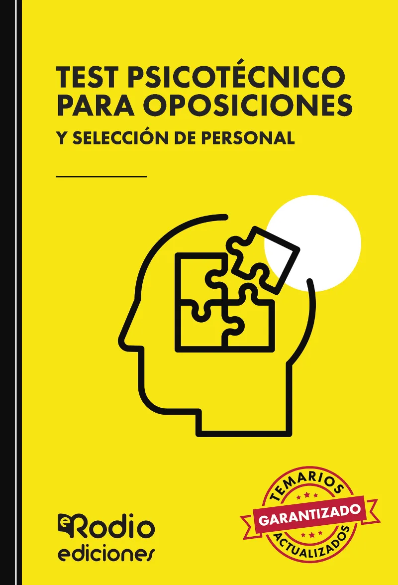 TEST PSICOTECNICO PARA OPOSICIONES Y SELECCION DE PERSONAL