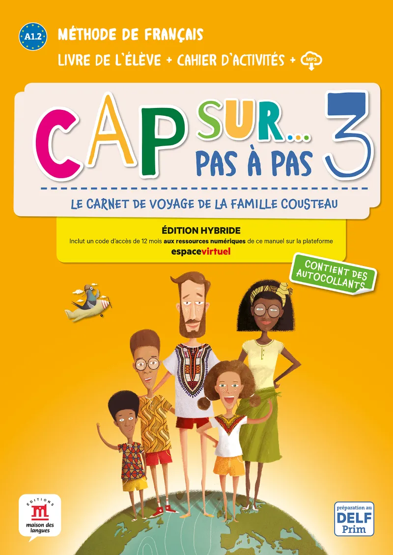 CAP SUR PAS A PAS 3 ED HYBRIDE LIVRE Y CAHIER