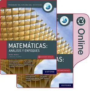NEW DP MATEMÁTICAS: ANÁLISIS Y ENFOQUES NIVEL MEDIO PAQUETES DE LIBRO IMPRESO Y DIGITAL