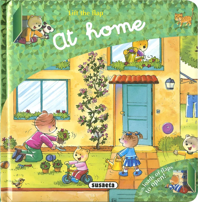 AT HOME -LIFT THE FLAP-