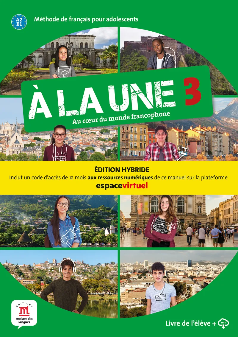 A LA UNE 3 ED HYBRIDE LIVRE DE LELEVE