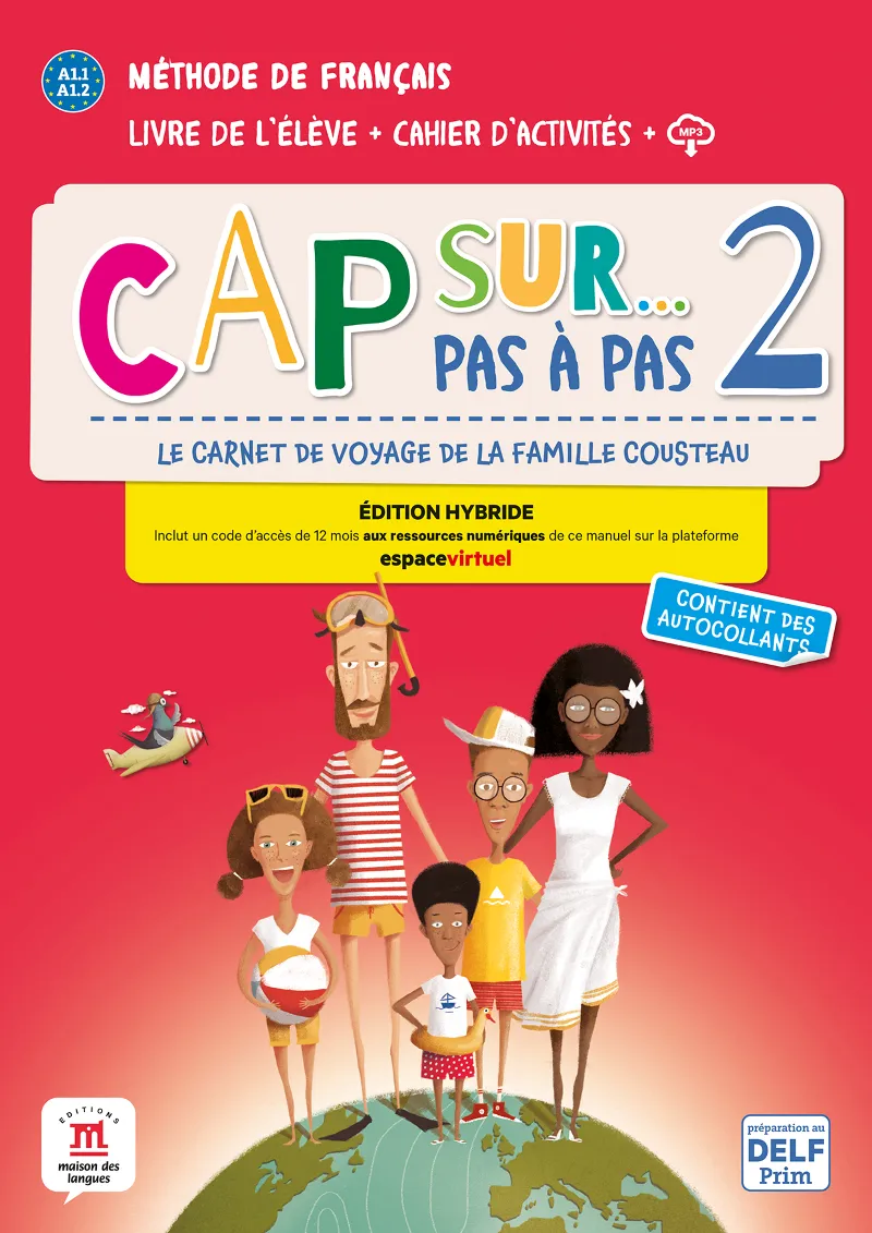 CAP SUR PAS A PAS 2 ED HYBRIDE LIVRE Y CAHIER