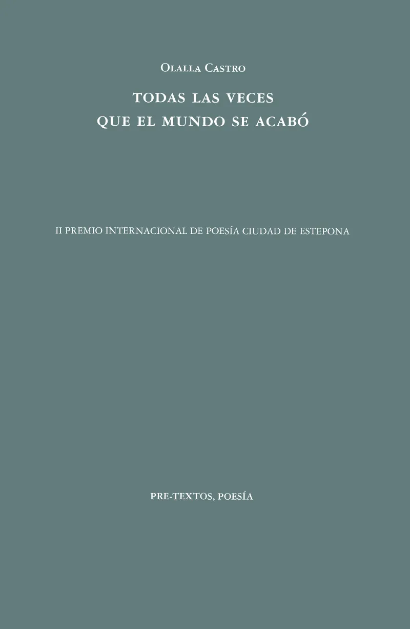 TODAS LAS VECES QUE EL MUNDO SE ACABO