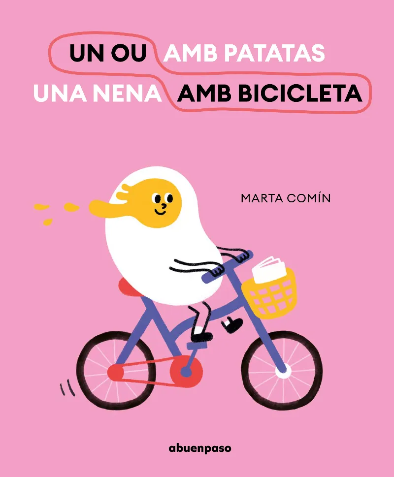 OU EN BICICLETA, UN / UNA NENA AMB PATATES