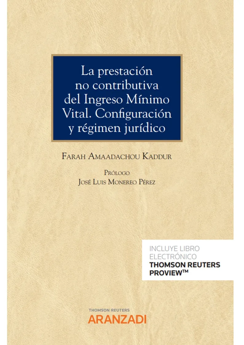 PRESTACION NO CONTRIBUTIVA DEL INGRESO MINIMO VITAL, LA