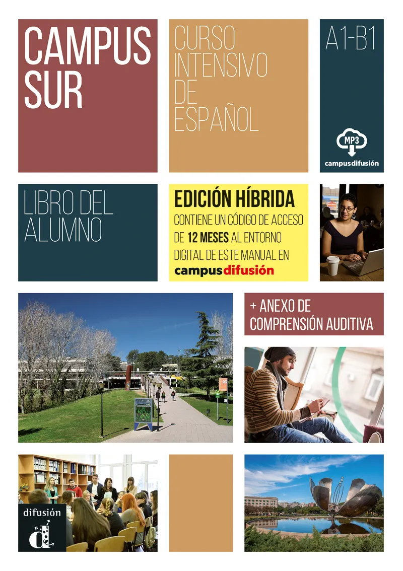CAMPUS SUR A1 B1 EDICION HIBRIDA EDICION PARA ESTUDIAR
