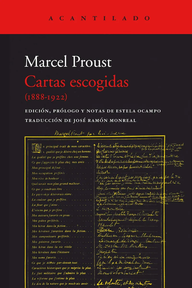 CARTAS ESCOGIDAS 1888-1922