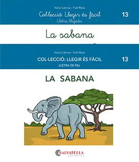 SABANA, LA -LLETRA PAL / LLETRA LLIGADA-