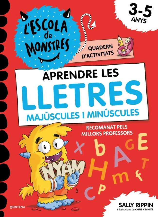 ESCOLA DE MONSTRES.APRENDRE LES LLETRES MAJUSCULES I MINUSCULES