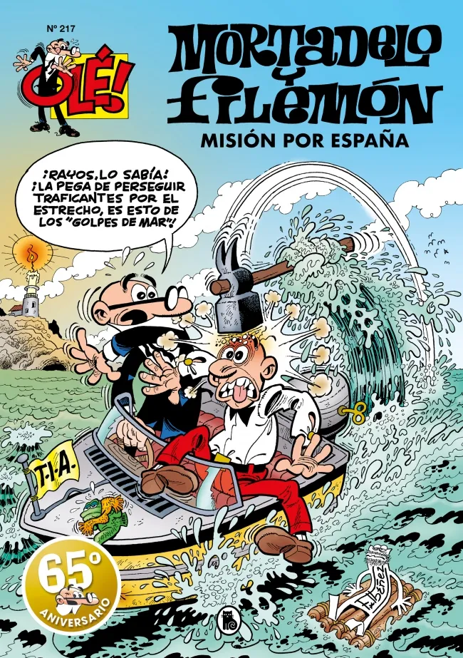 OLE 217 MORTADELO Y FILEMON -MISION POR ESPAÑA-