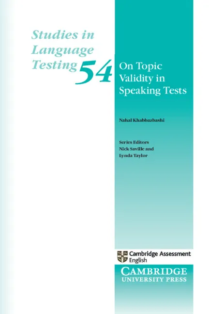 ON TOPIC VALIDITY IN SPEAKING TESTS